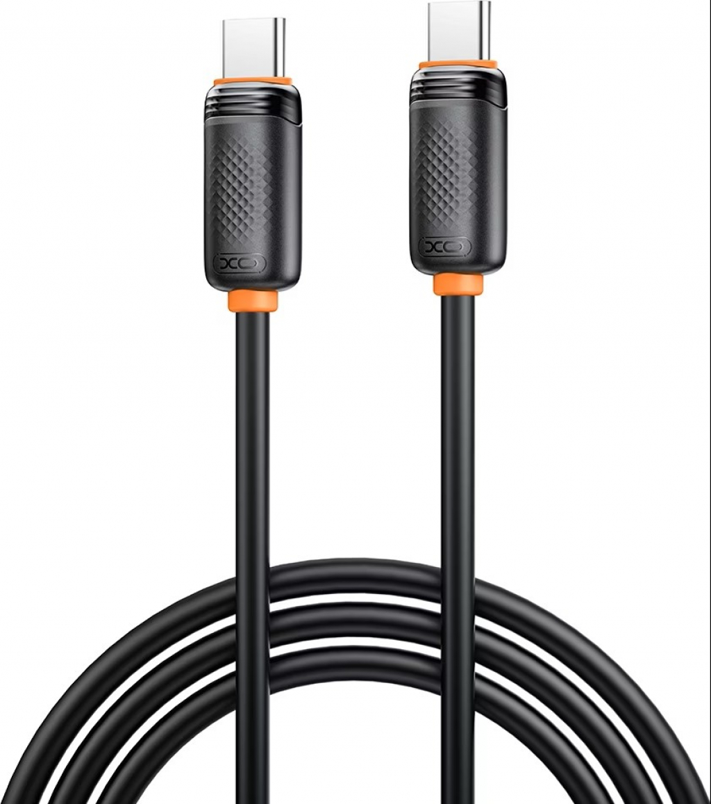 Кабел XO NB-Q302B USB-C to USB-C 1m 60W Black